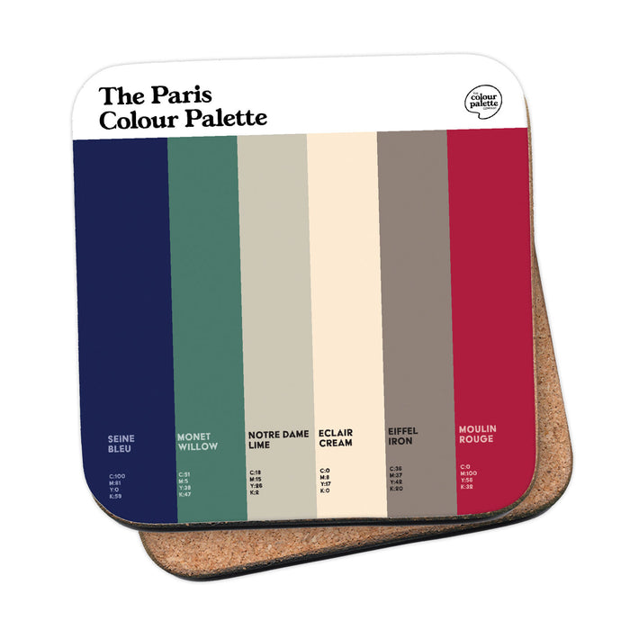 The Paris Colour Palette Coaster