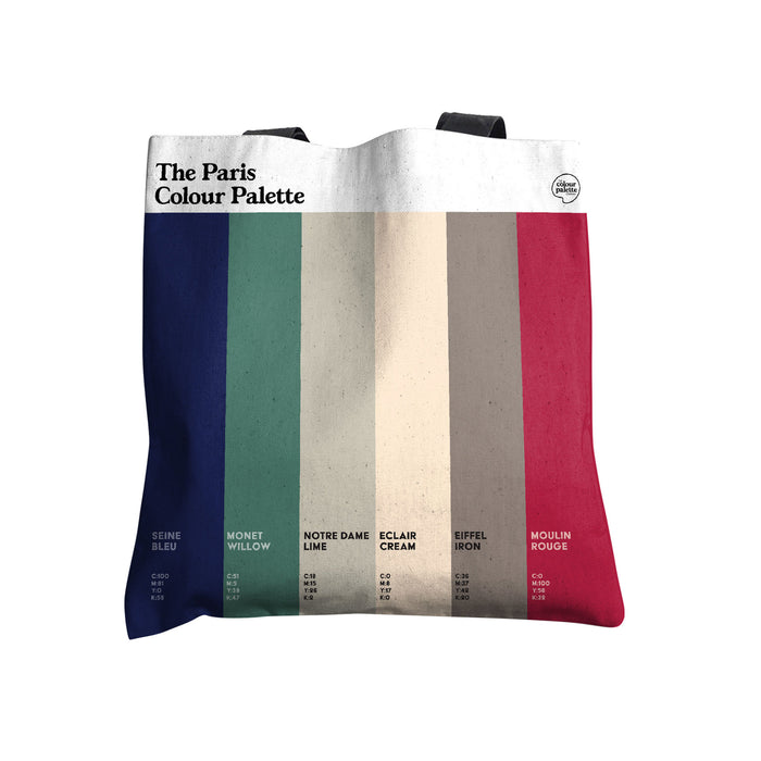 The Paris Colour Palette Tote Bag