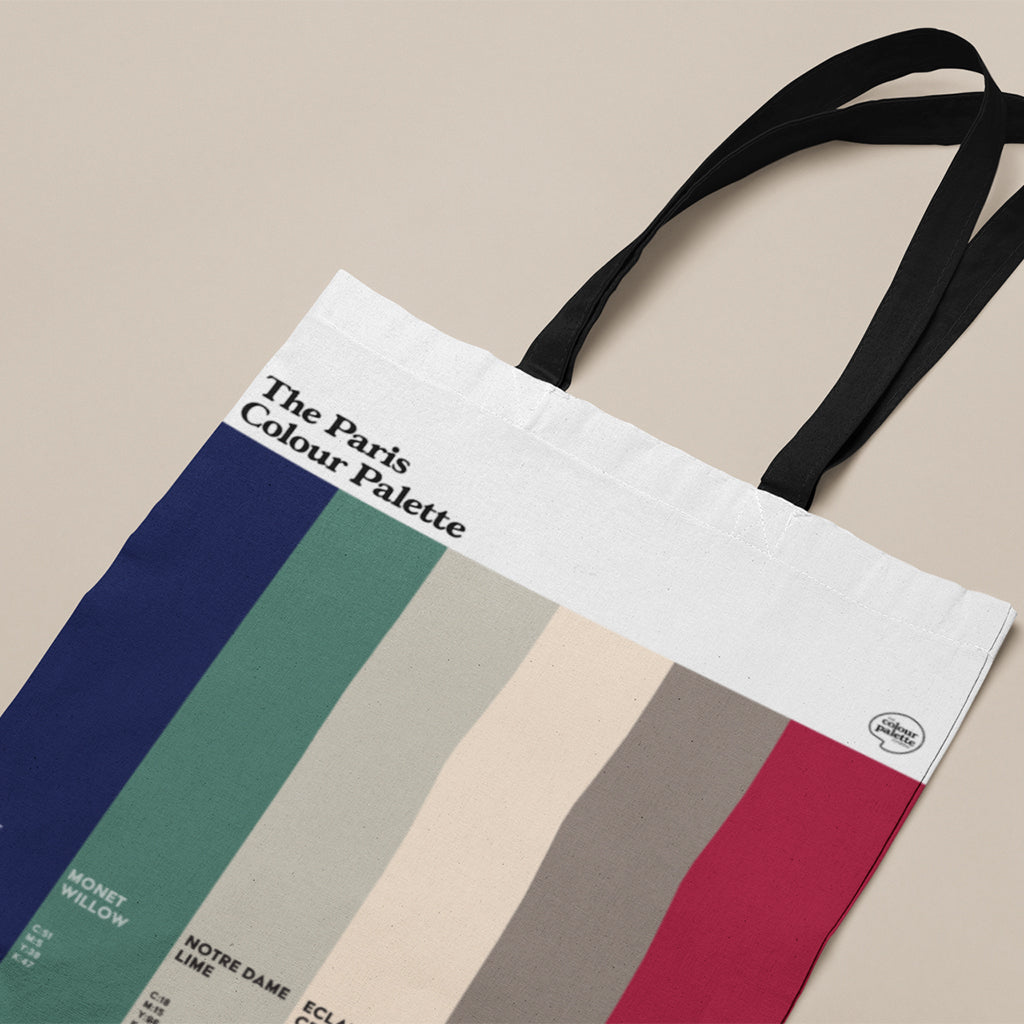 The Paris Colour Palette Tote Bag