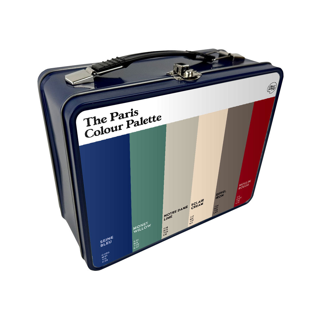 The Paris Colour Palette Metal Lunch Box