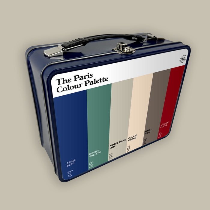 The Paris Colour Palette Metal Lunch Box