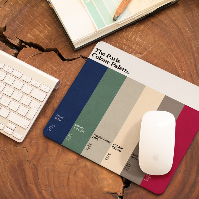 The Paris Colour Palette Mouse Mat