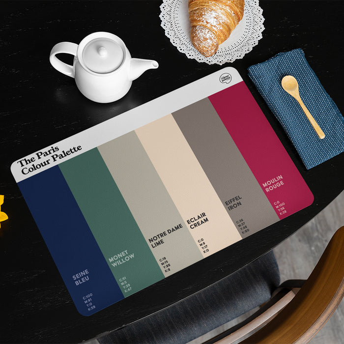 The Paris Colour Palette Placemat