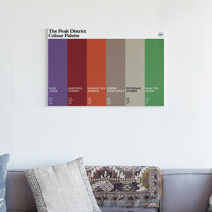Peak District Canvas style wall art