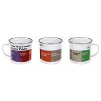 Peak District outdoors enamel mug gift