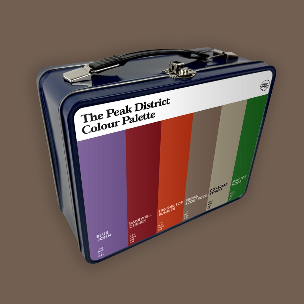 Peak District metal retro lunch box