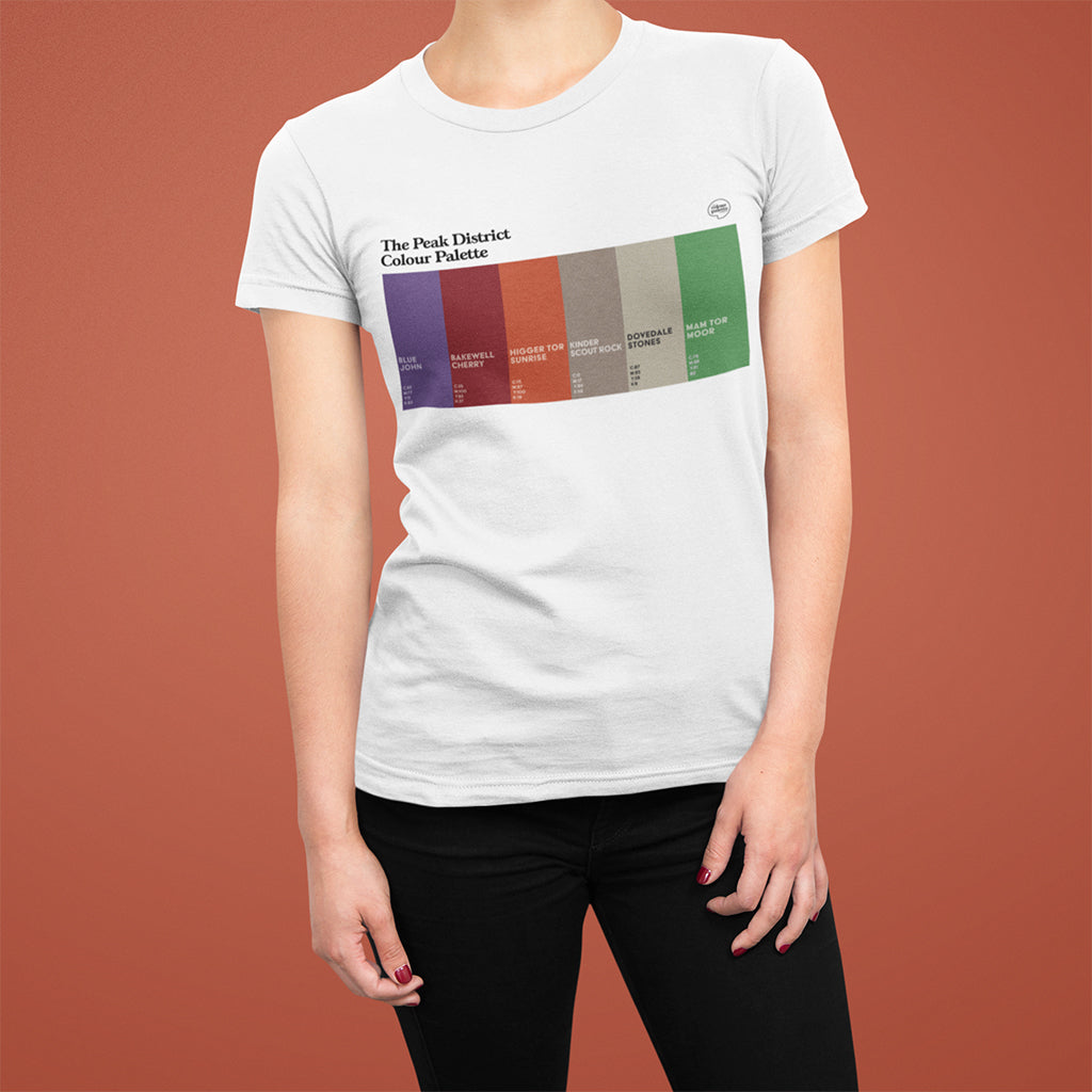 The Peak District Colour Palette T-Shirt