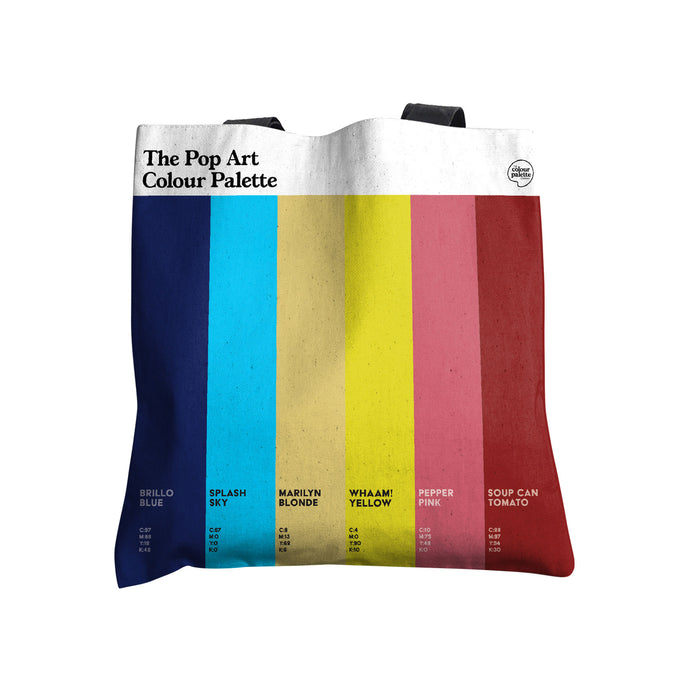 The Pop Art Colour Palette Tote Bag