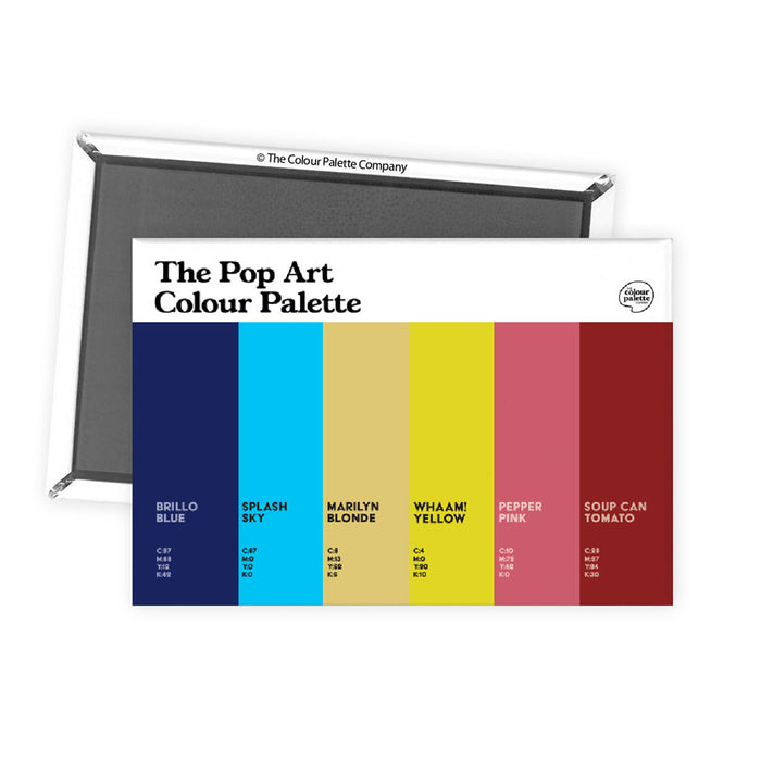 The Pop Art Colour Palette Fridge Magnet