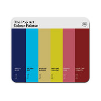The Pop Art Colour Palette Mouse Mat