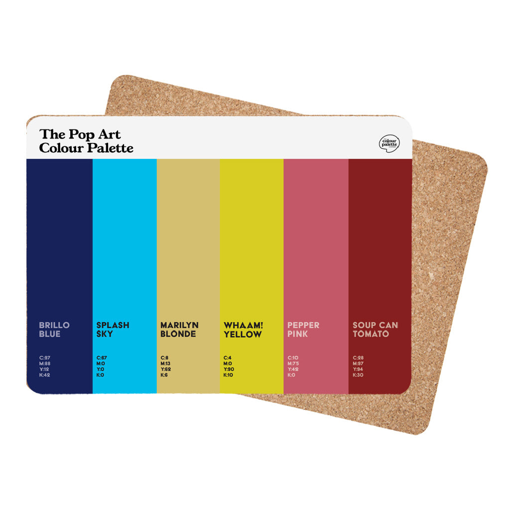 The Pop Art Colour Palette Placemat