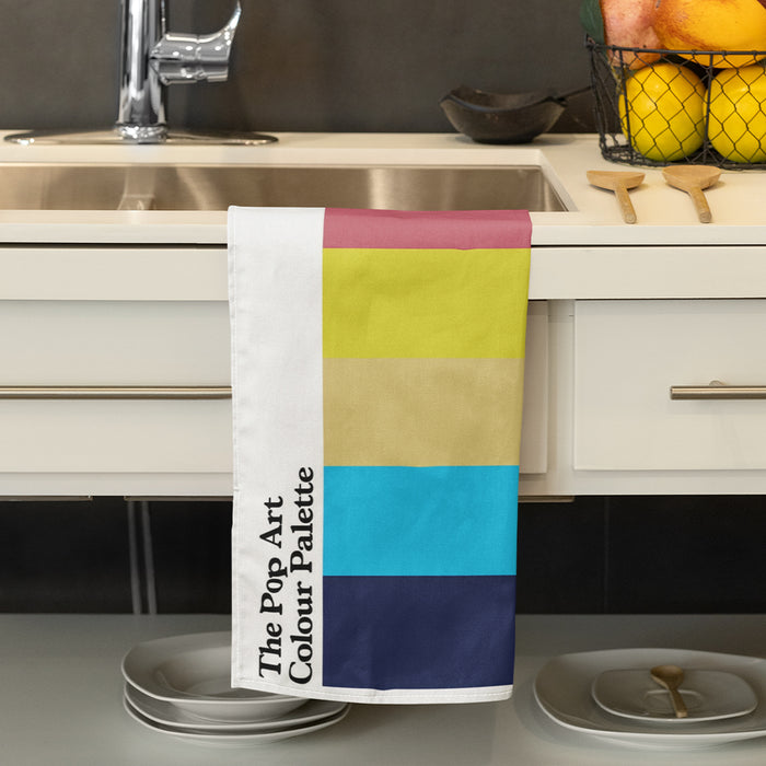 The Pop Art Colour Palette Tea Towel