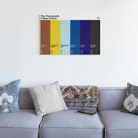The Portsmouth Colour Palette Canvas