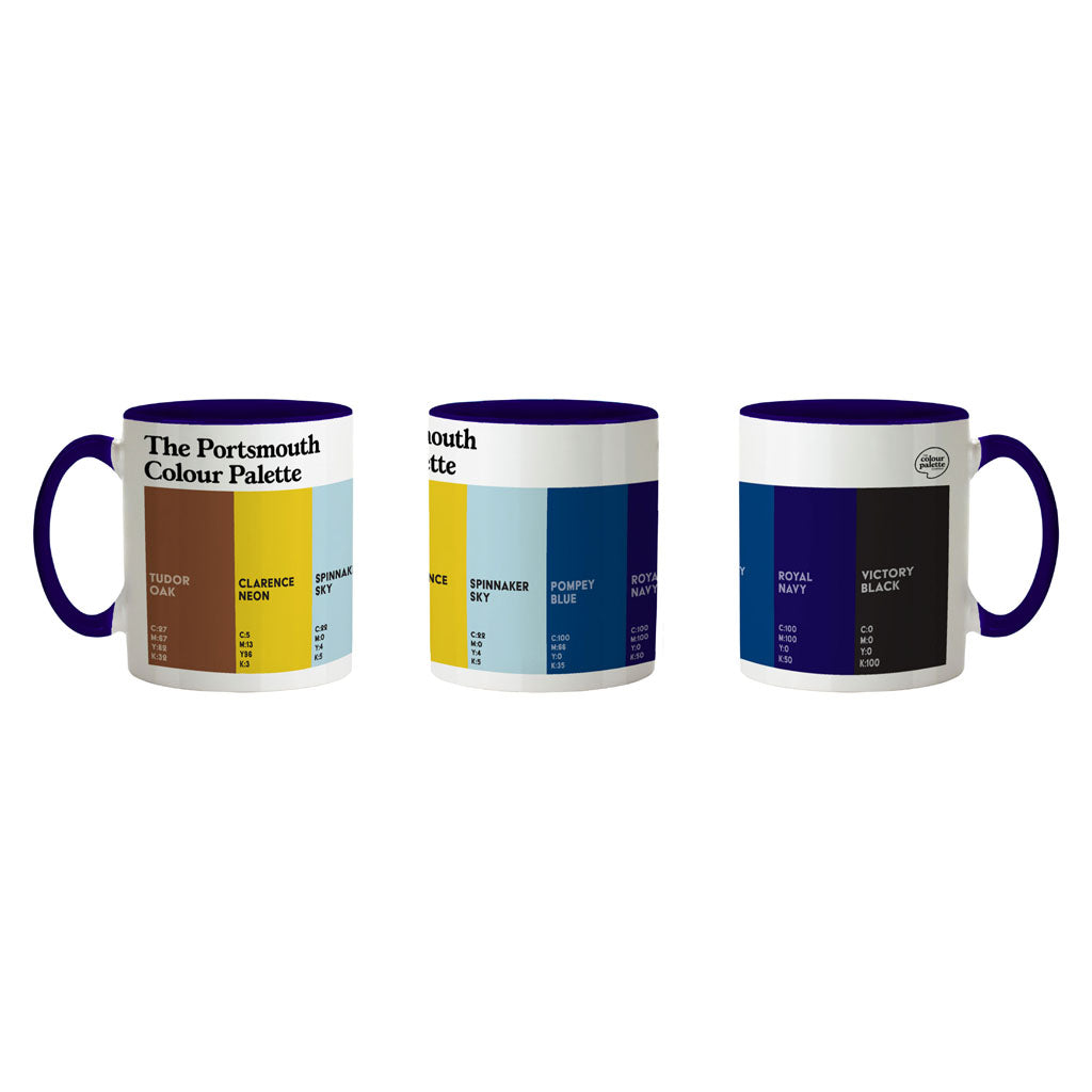 The Portsmouth Colour Palette Porcelain Mug
