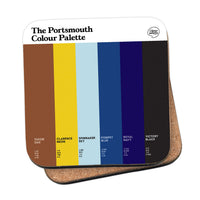 The Portsmouth Colour Palette Coaster
