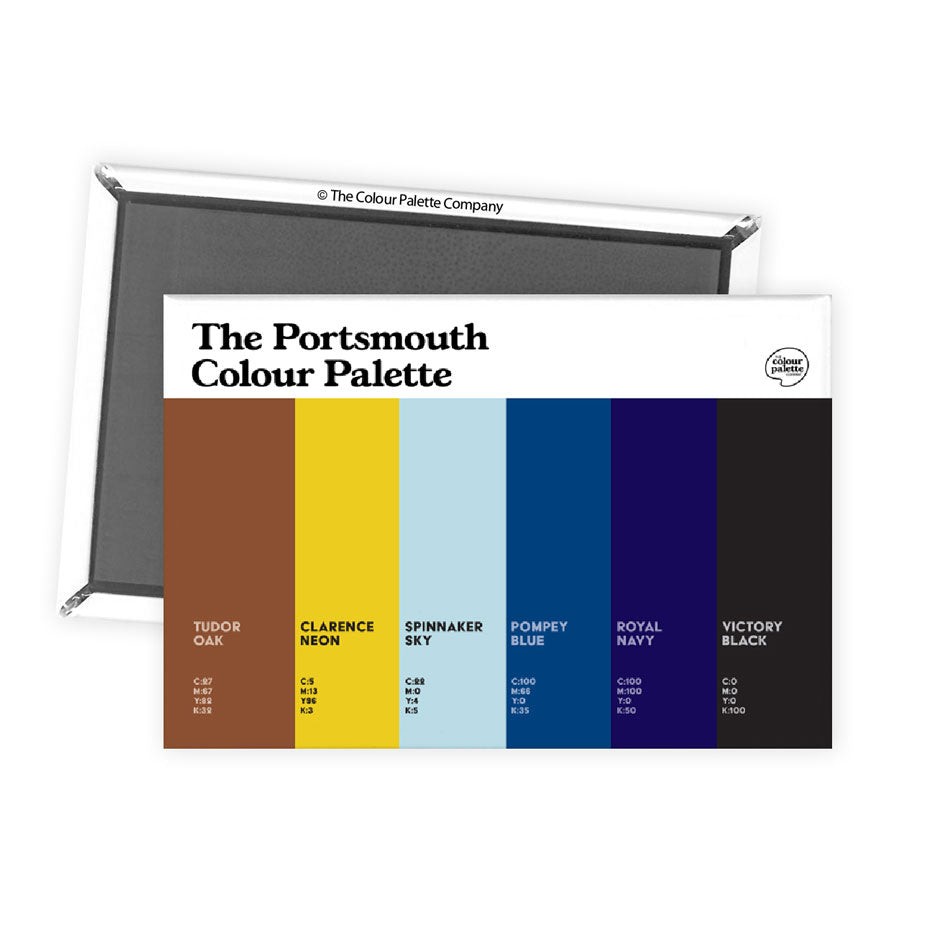 The Portsmouth Colour Palette Fridge Magnet