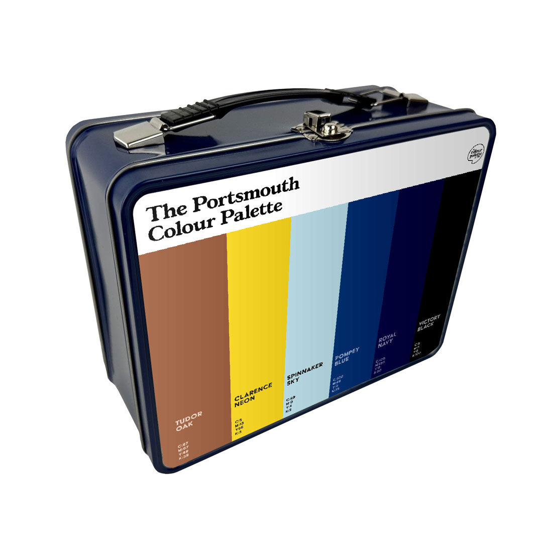 The Portsmouth Colour Palette Metal Lunch Box
