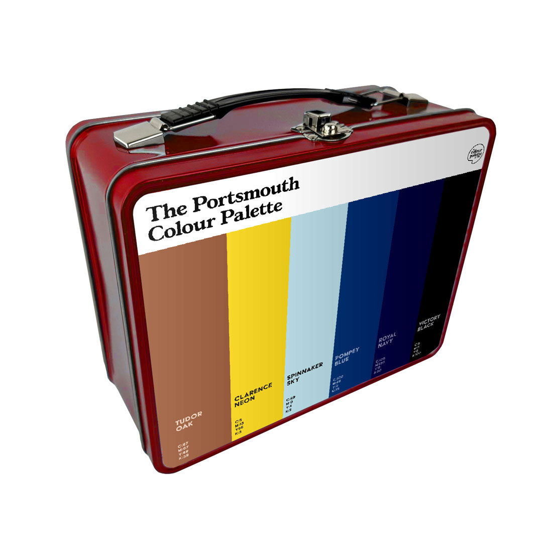 The Portsmouth Colour Palette Metal Lunch Box
