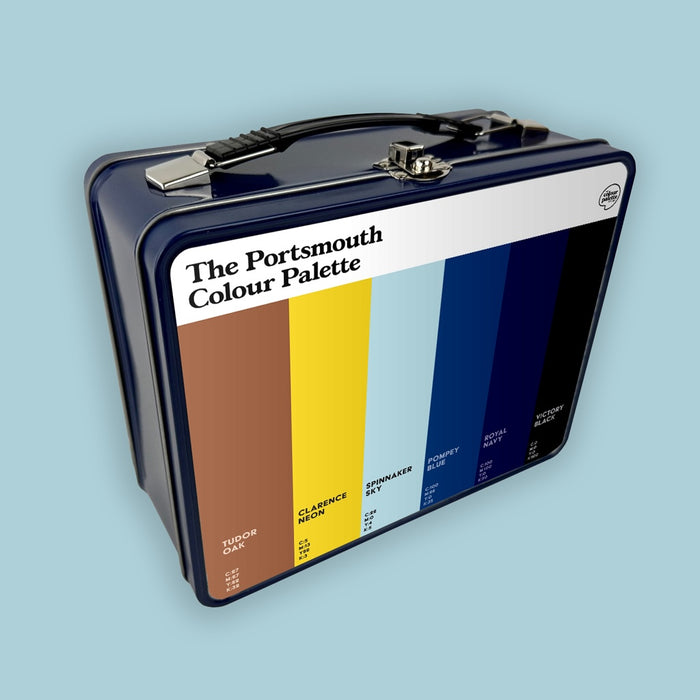 The Portsmouth Colour Palette Metal Lunch Box