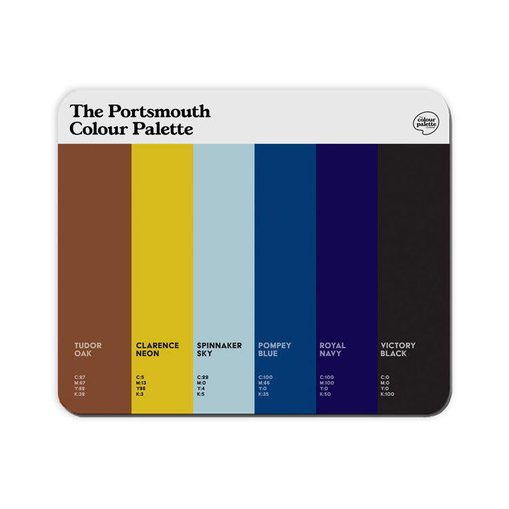 The Portsmouth Colour Palette Mouse Mat