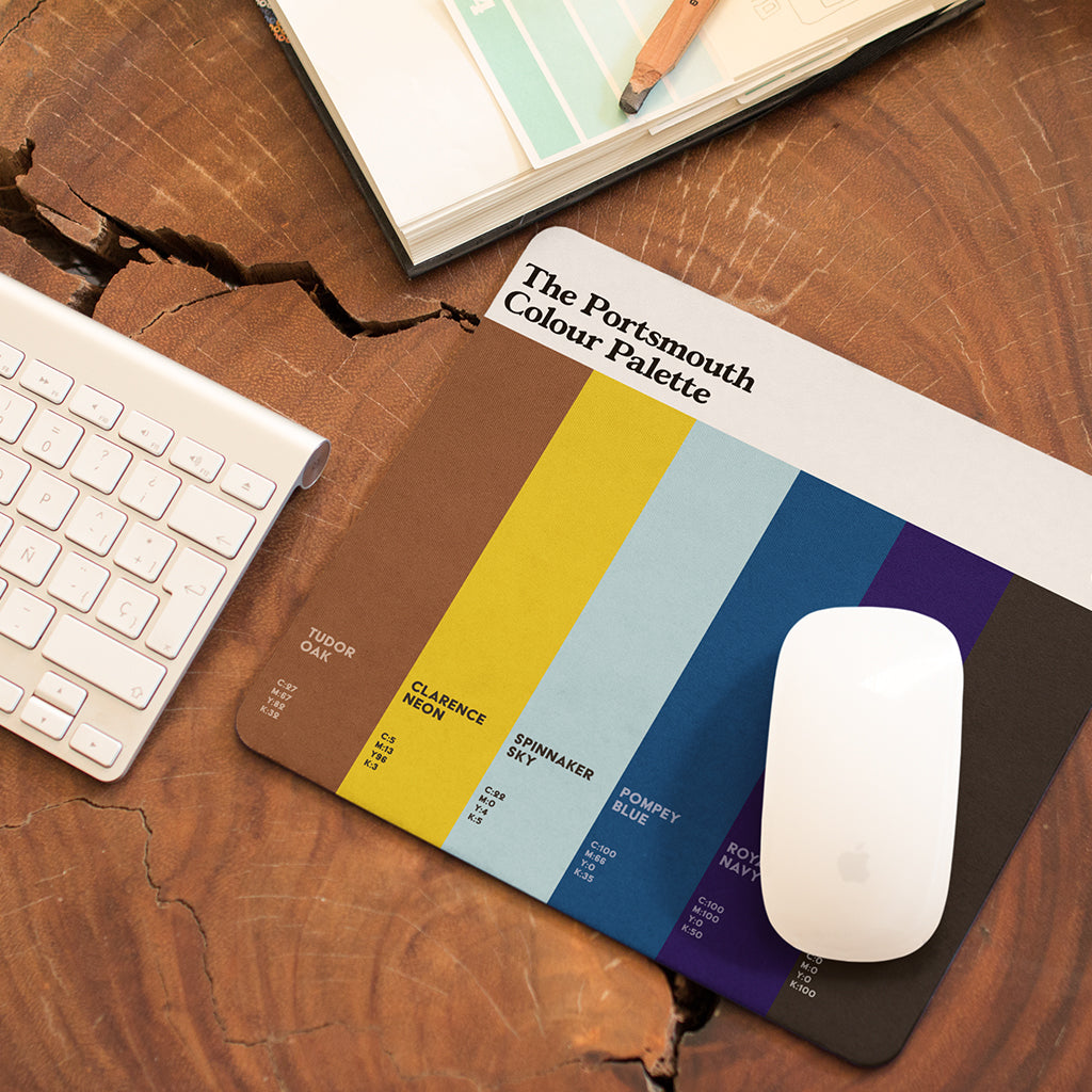 The Portsmouth Colour Palette Mouse Mat