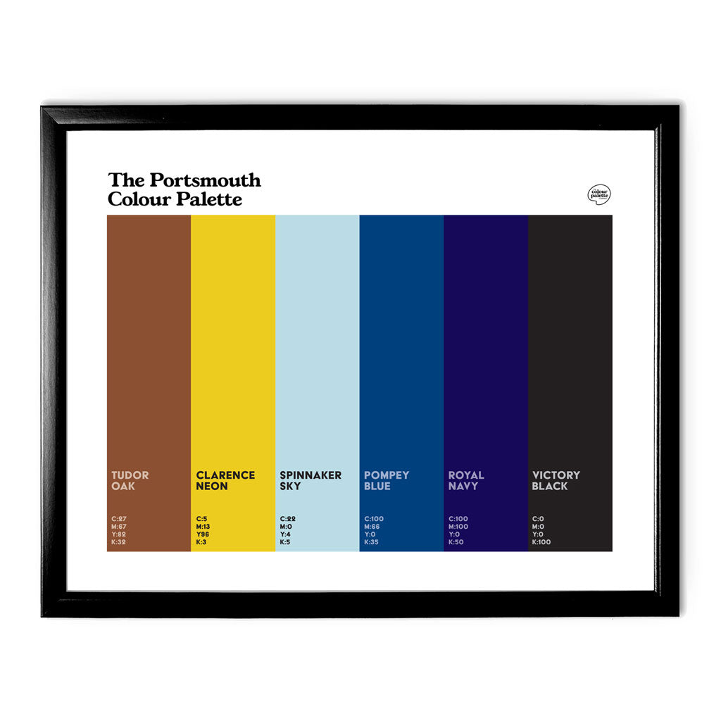 Portsmouth Art Print - Black Frame