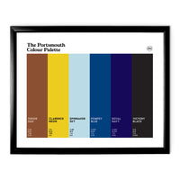 Portsmouth Art Print - Black Frame
