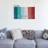 The Redditch Colour Palette Canvas