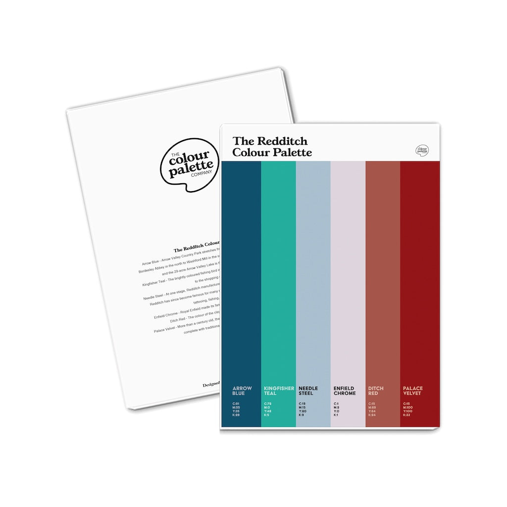 The Redditch Colour Palette A5 Notepad
