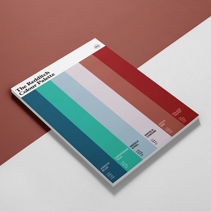 The Redditch Colour Palette A5 Notepad