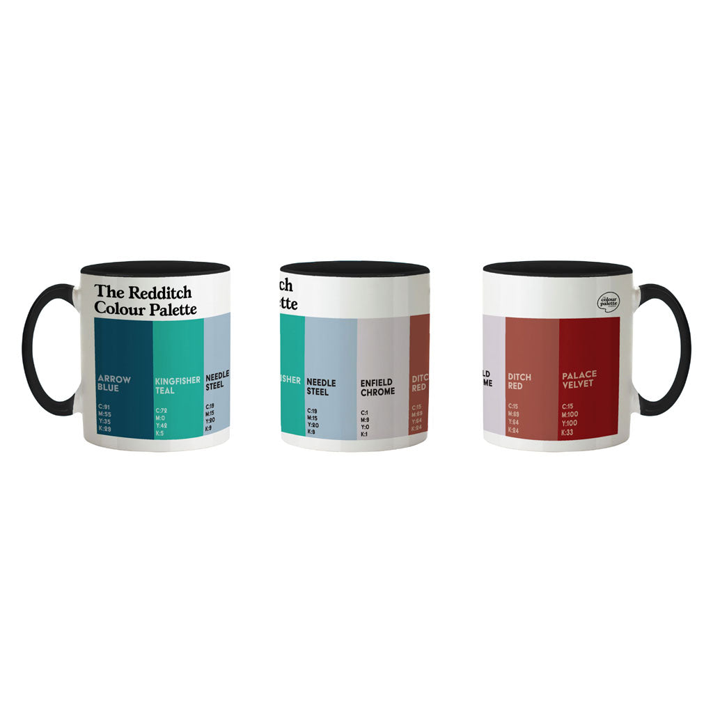 The Redditch Colour Palette Porcelain Mug