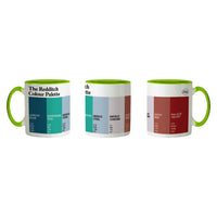 The Redditch Colour Palette Porcelain Mug