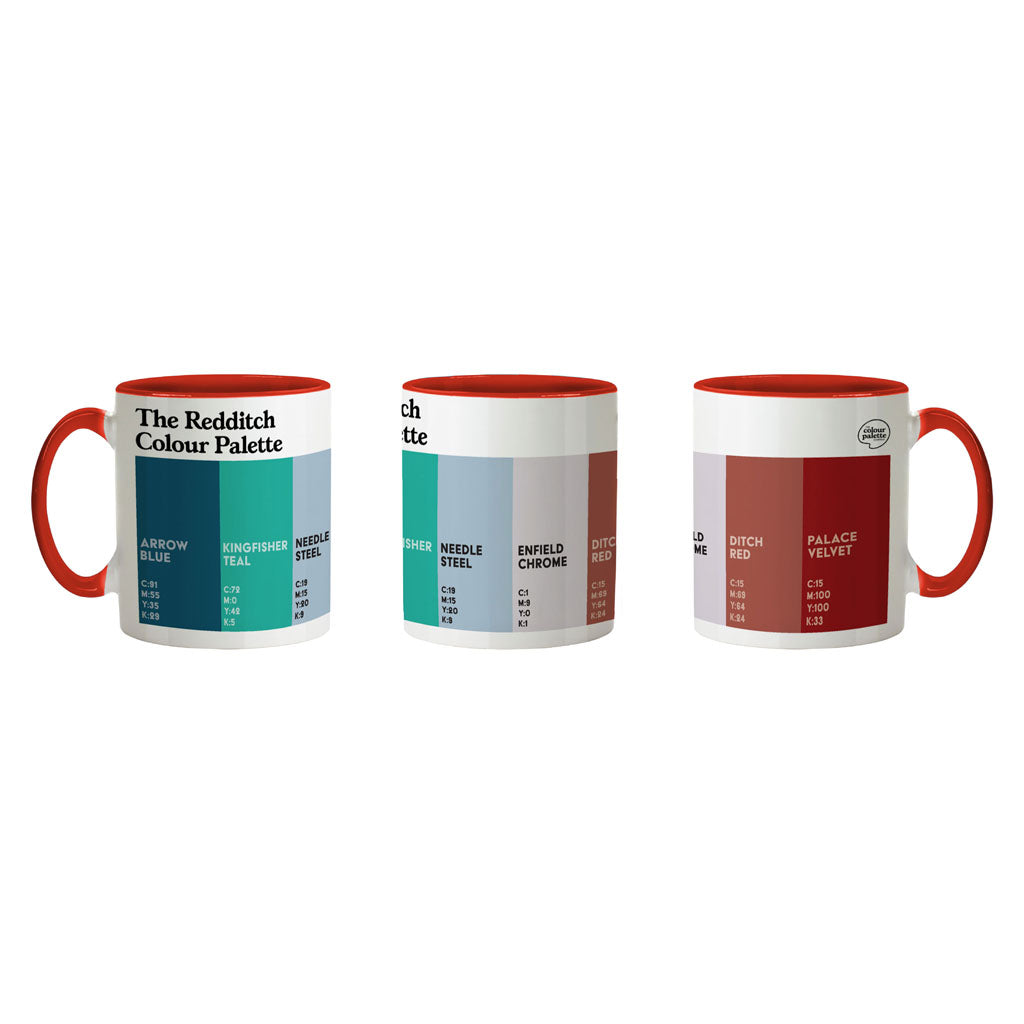 The Redditch Colour Palette Porcelain Mug