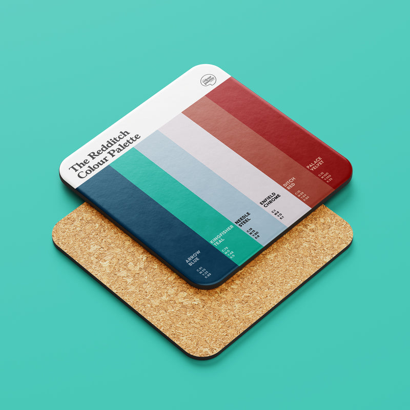 The Redditch Colour Palette Coaster