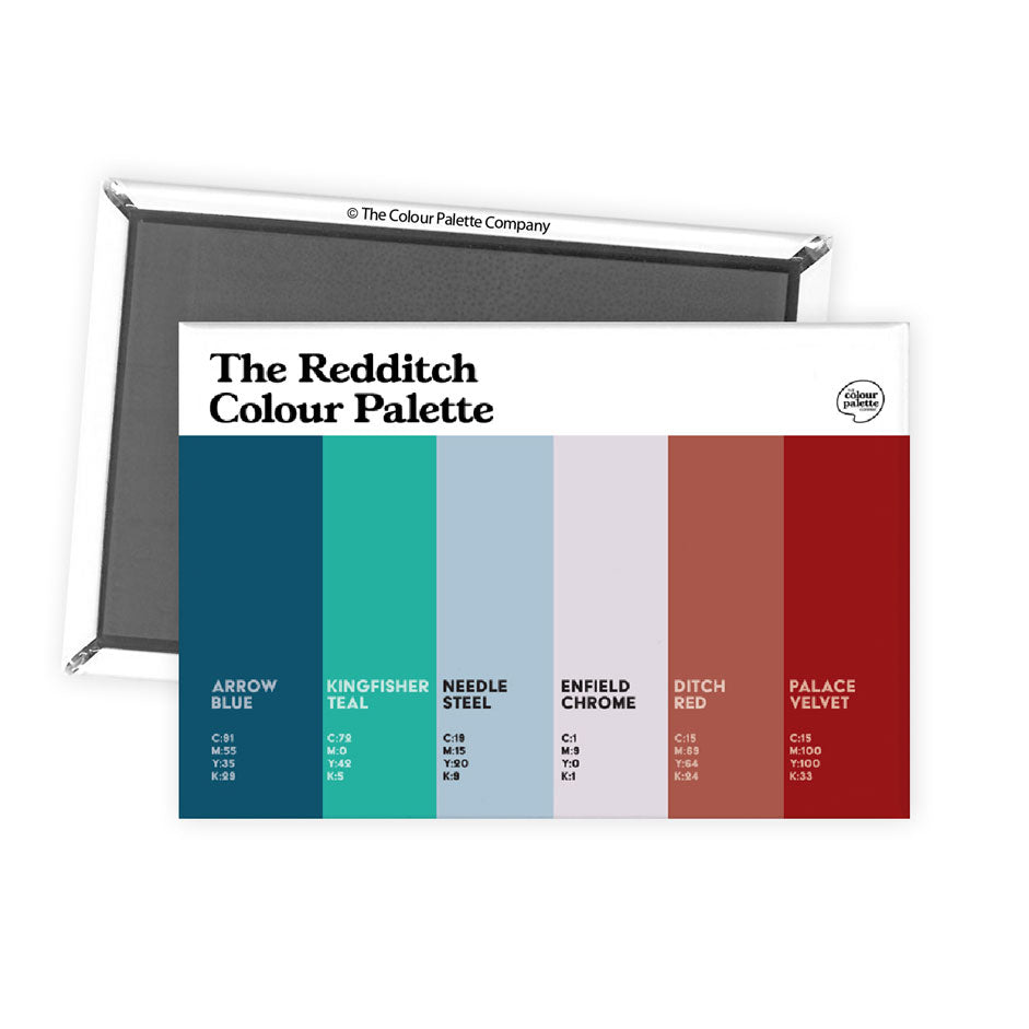 The Redditch Colour Palette Fridge Magnet