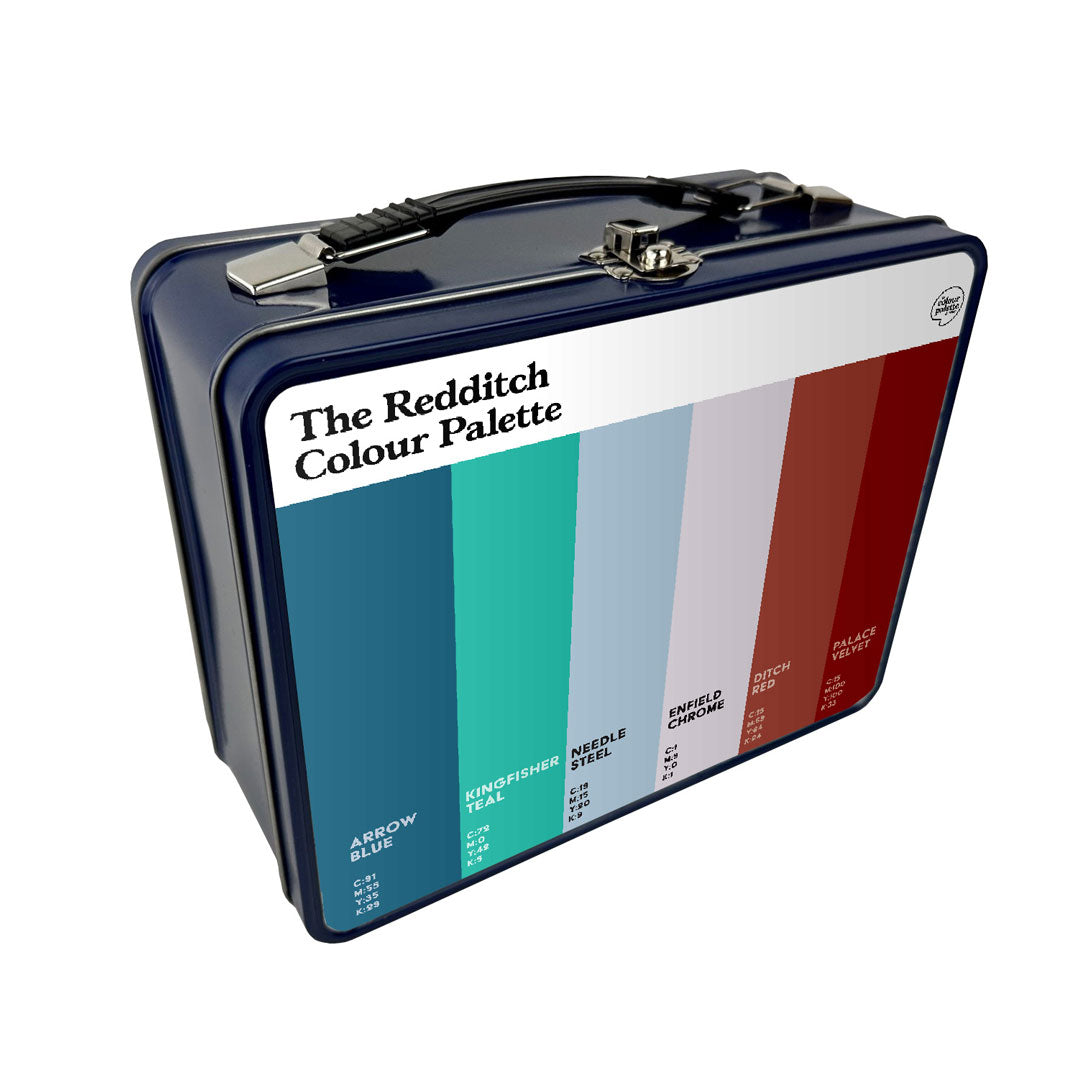 The Redditch Colour Palette Metal Lunch Box