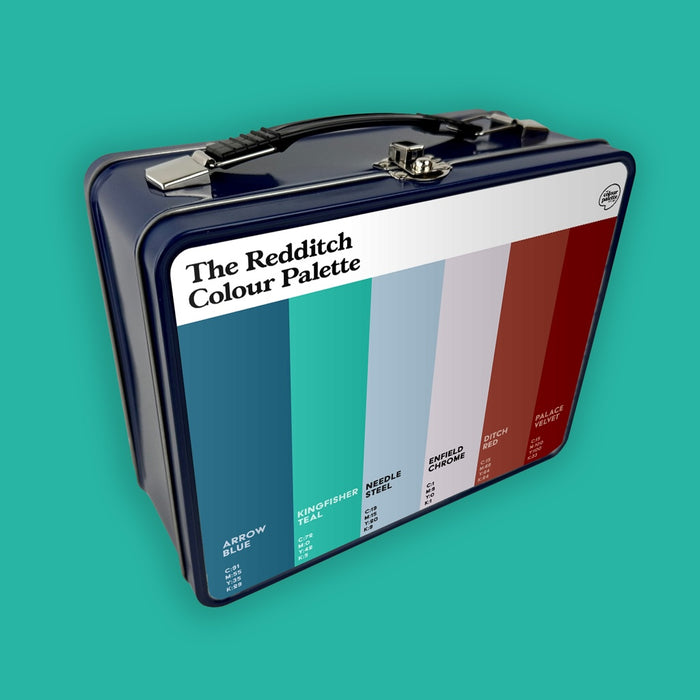 The Redditch Colour Palette Metal Lunch Box