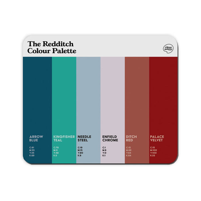 The Redditch Colour Palette Mouse Mat