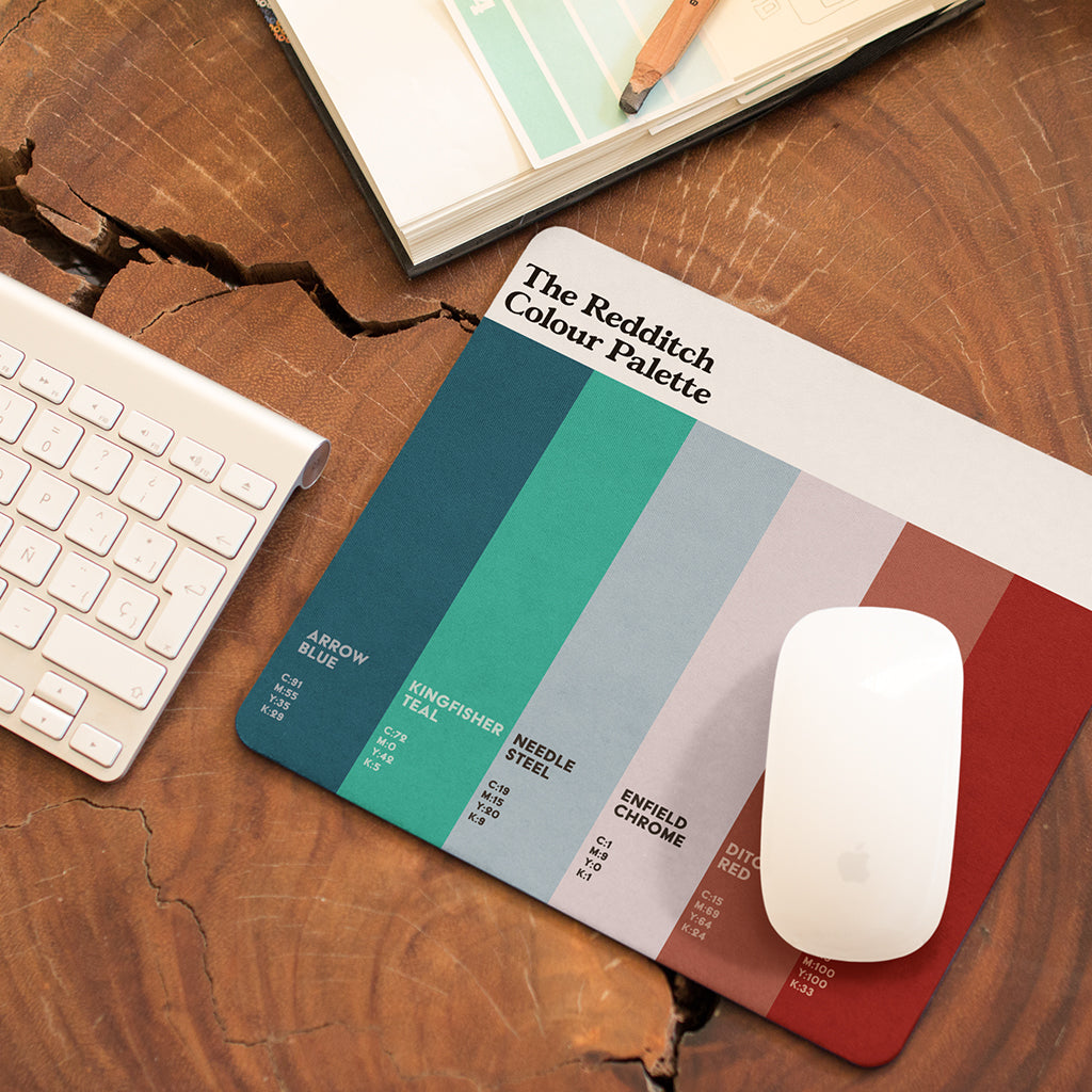 The Redditch Colour Palette Mouse Mat