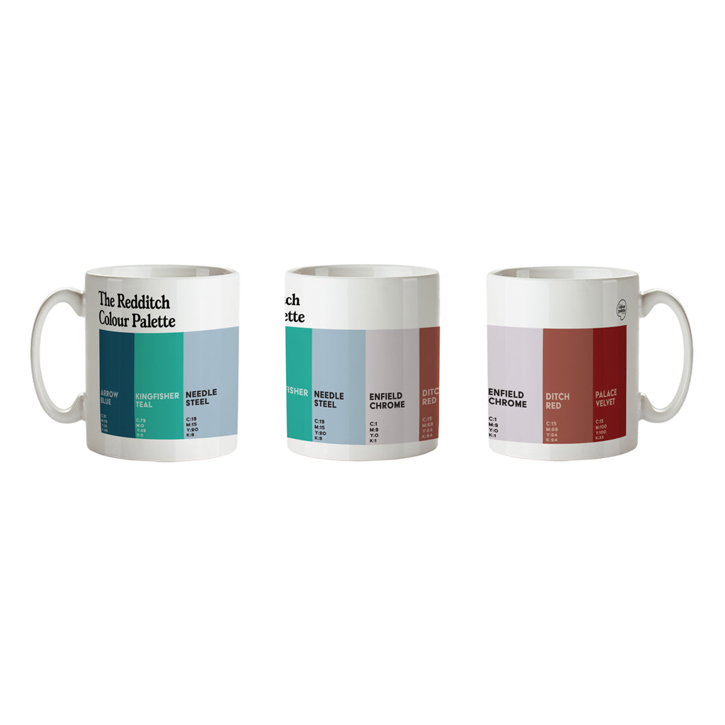 The Redditch Colour Palette Porcelain Mug