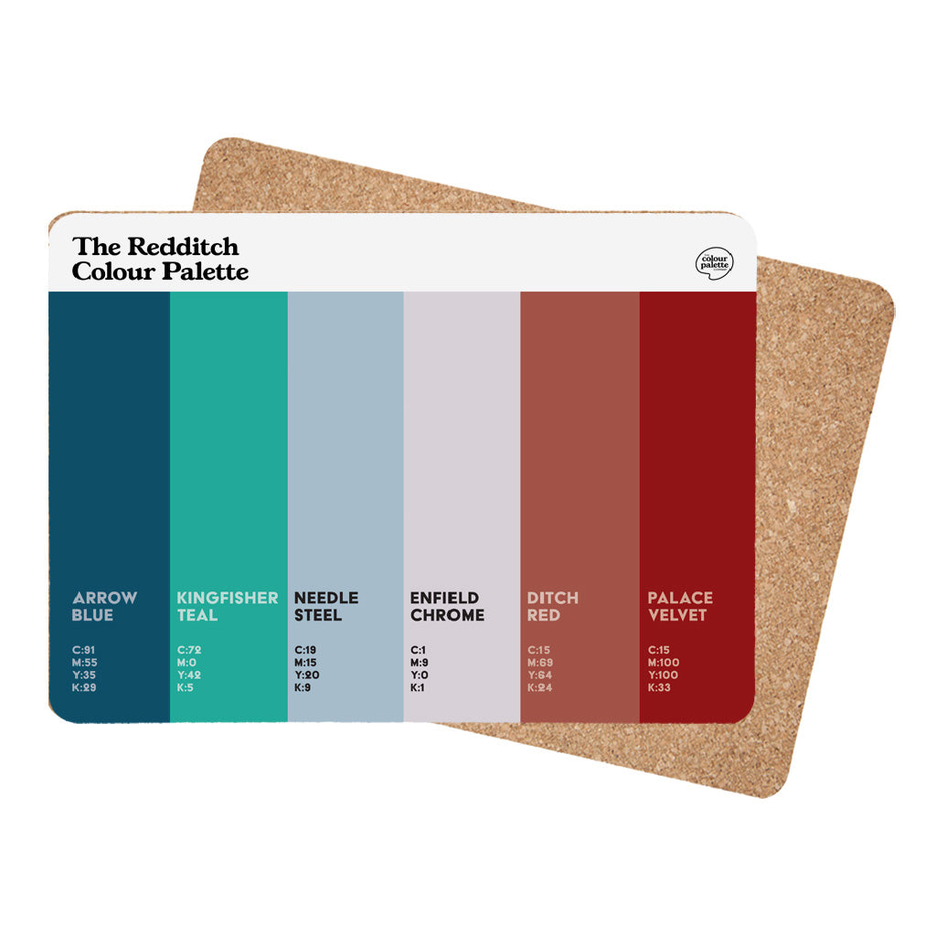 The Redditch Colour Palette Placemat