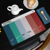 The Redditch Colour Palette Placemat