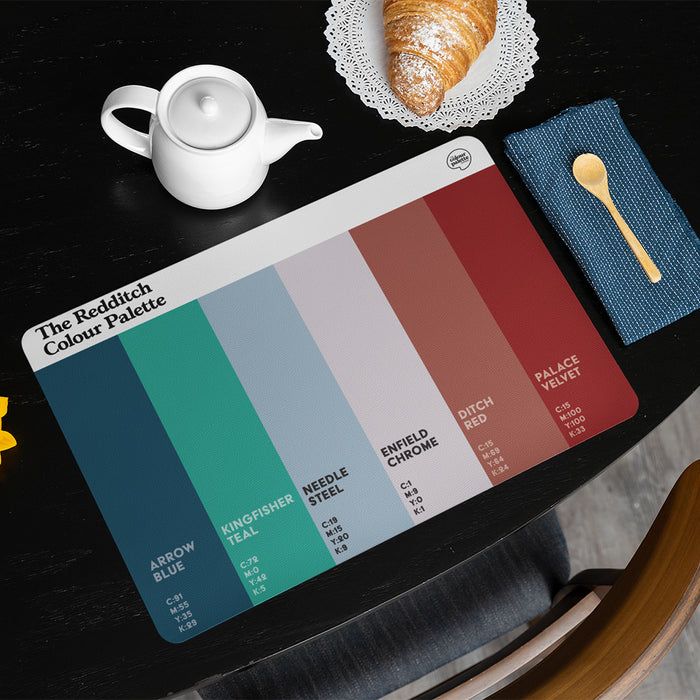 The Redditch Colour Palette Placemat