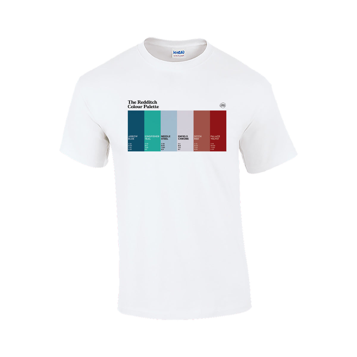 The Redditch Colour Palette T-shirt