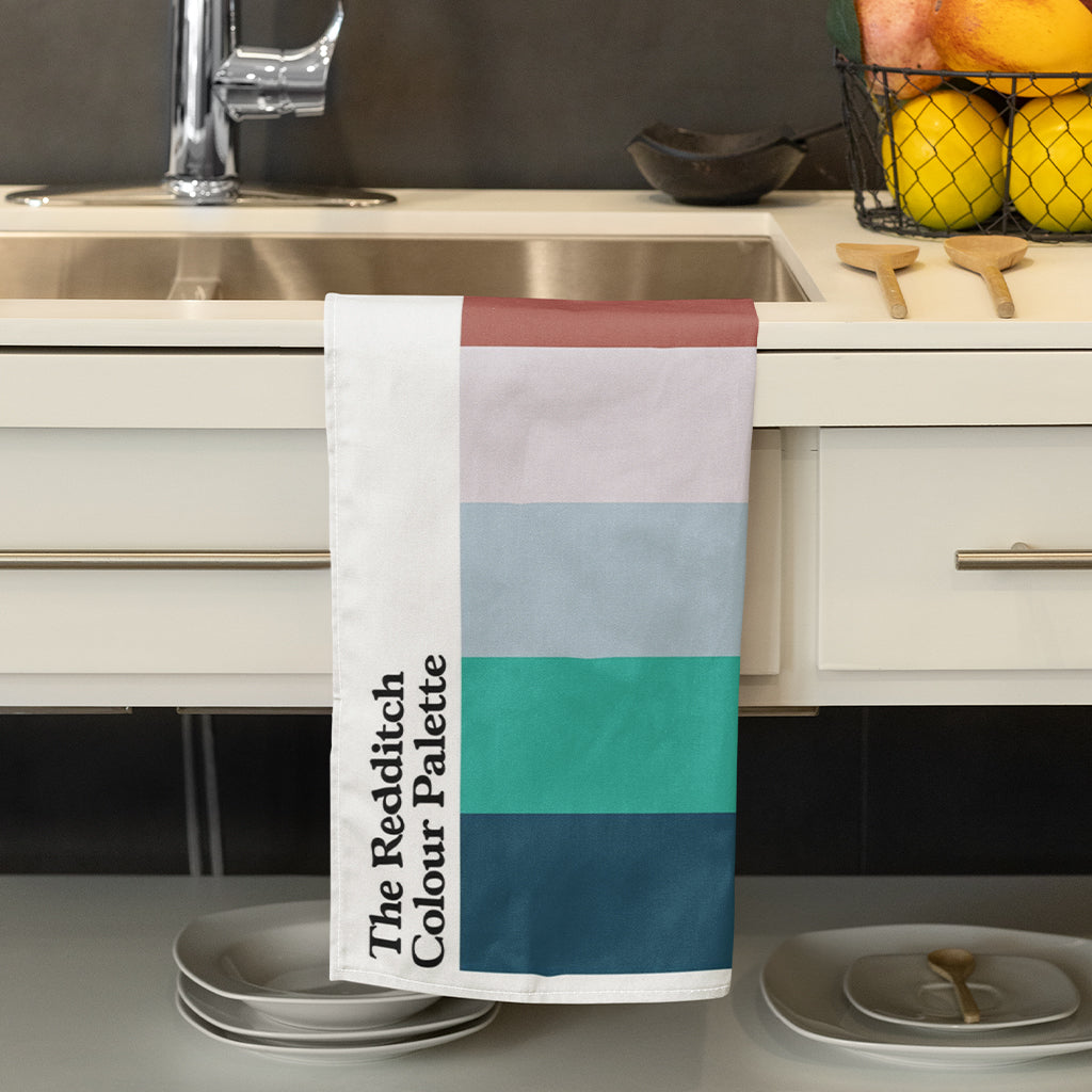 The Redditch Colour Palette Tea Towel