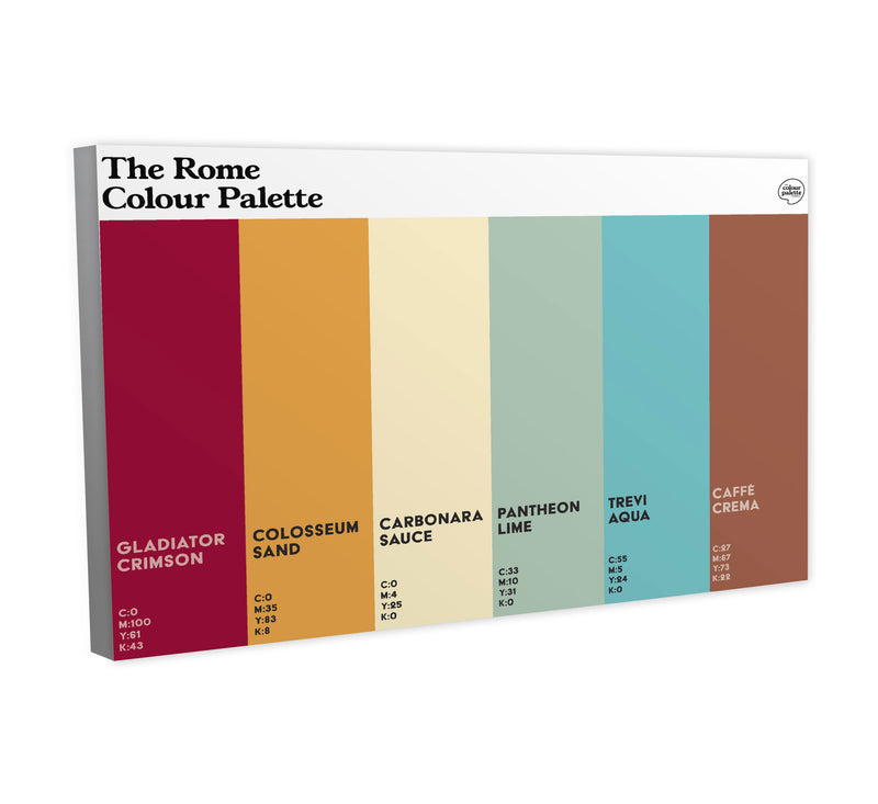 The Rome Colour Palette Canvas – The Colour Palette Company