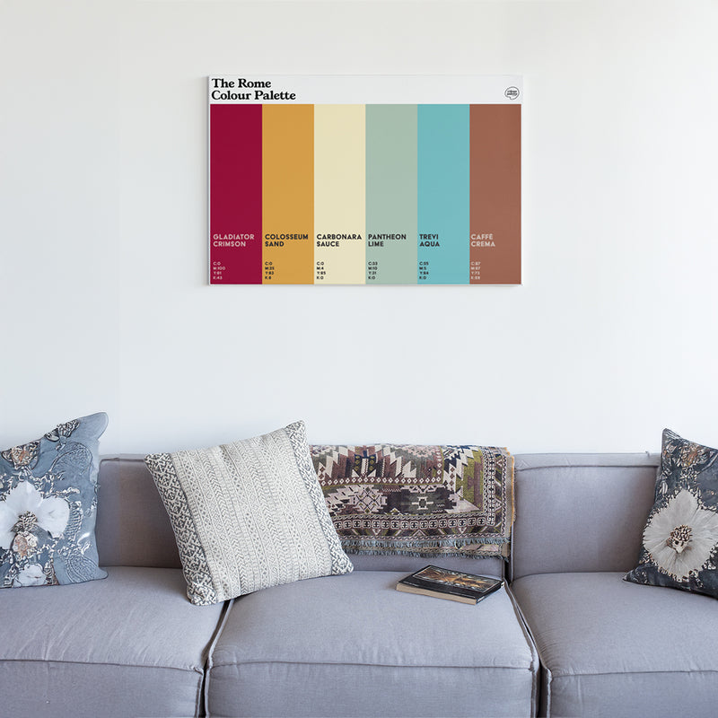 The Rome Colour Palette Canvas – The Colour Palette Company