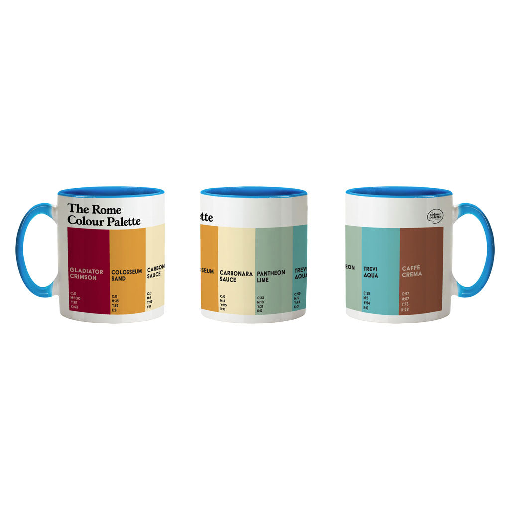 The Rome Colour Palette Porcelain Mug