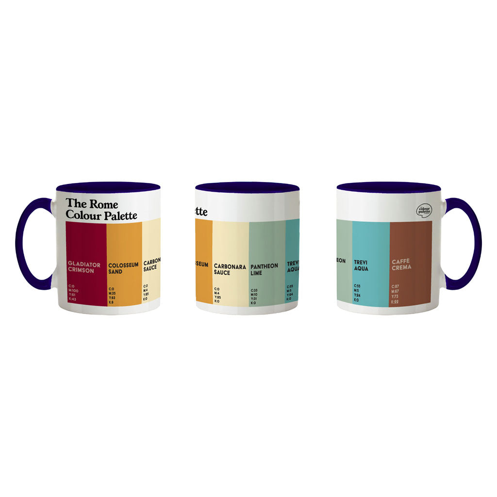 The Rome Colour Palette Porcelain Mug
