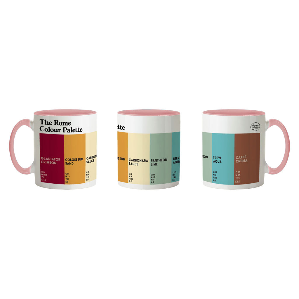 The Rome Colour Palette Porcelain Mug